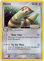 Furret - 33/92 - Uncommon - Reverse Holo